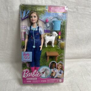 Barbie 65th Anniversary Careers Farm Veterinarian Doll With Accessories New